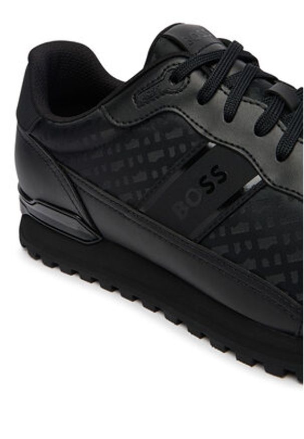 BOSS Sneakersy Parkour-L 50565756 Czarny. Kolor: czarny. Materiał: skóra