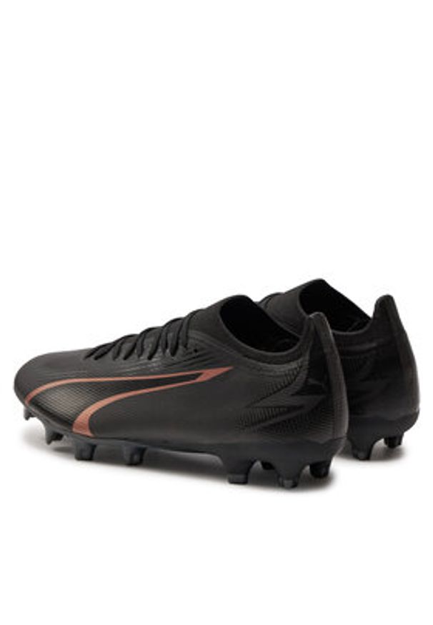 Puma Buty do piłki nożnej Ultra Match Fg/Ag 10775402 02 Czarny. Kolor: czarny. Materiał: skóra