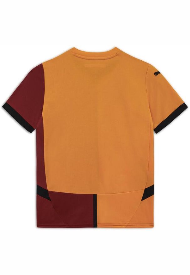Puma - Młodzieżowa koszulka domowa Galatasaray SK 24/25 PUMA Red Rhythm Intense Orange. Kolor: czerwony, pomarańczowy, żółty, wielokolorowy