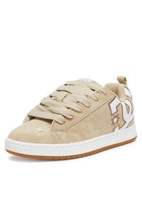 DC Shoes Sneakersy V5-10116 Beżowy. Kolor: beżowy. Materiał: zamsz, skóra #3