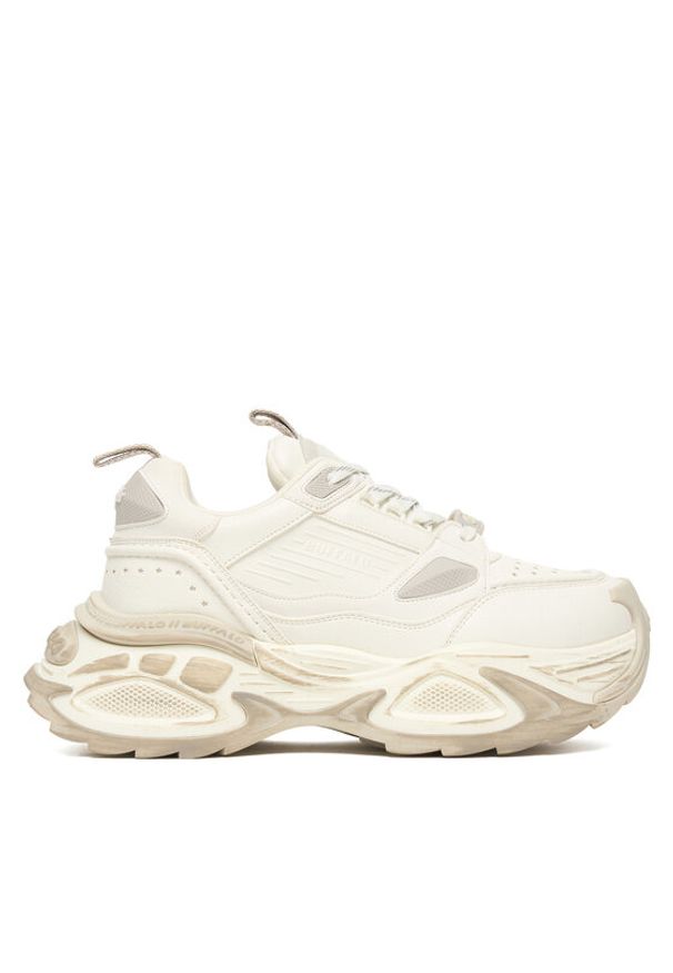 Buffalo Sneakersy Drive 1636535 Biały. Kolor: biały. Materiał: skóra