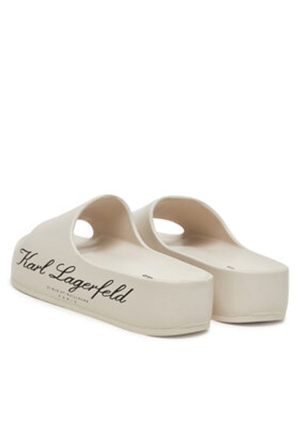 Karl Lagerfeld - KARL LAGERFELD Klapki Kobo II KL86000 Biały. Kolor: biały