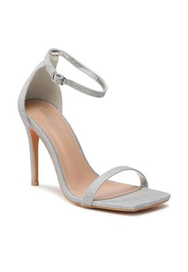 DeeZee Sandały FB89725-19 Srebrny. Kolor: srebrny. Materiał: materiał