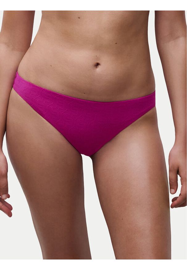Chantelle Dół od bikini Hera C16WA0 Różowy. Kolor: różowy. Materiał: syntetyk
