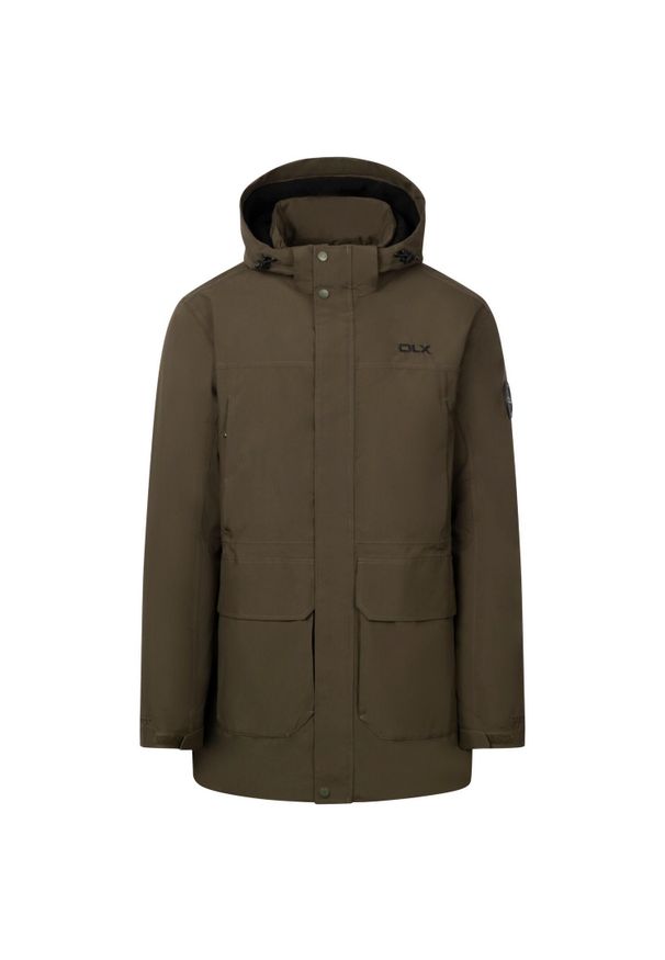 TRESPASS - Męska Kurtka Ocieplana Donahue DLX. Kolor: zielony. Materiał: puch. Sport: turystyka piesza