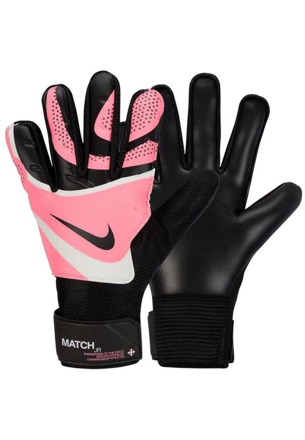 Nike - Rękawice Bramkarskie Dla Dzieci/dzieci. Kolor: różowy. Sport: piłka nożna