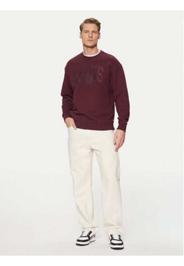 Levi's® Bluza Graphic 38712-0442 Fioletowy Relaxed Fit. Kolor: fioletowy. Materiał: bawełna
