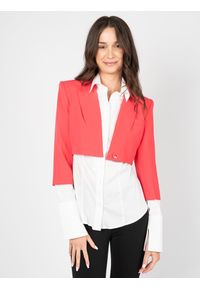 Patrizia Pepe Żakiet | DS1421/AB73 | Kobieta | Różowy. Kolor: różowy. Materiał: poliester, elastan. Długość: krótkie. Styl: elegancki #3