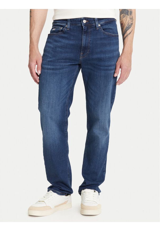 Tommy Jeans Jeansy Ryan DM0DM21892 Granatowy Straight Fit. Kolor: niebieski