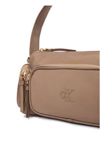 Calvin Klein Torebka Pocket Nylon Bag W/Strap LV04F3132G Beżowy. Kolor: beżowy #6