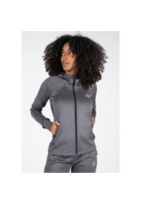 GORILLA WEAR - Halsey Kurtka dresowa - Szary. Kolor: szary. Materiał: dresówka. Sport: fitness