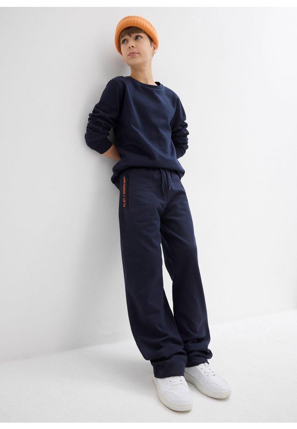 bonprix - Bluza z miękkiego materiału z bawełną (2 szt.). Kolor: szary. Materiał: materiał, bawełna