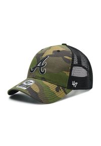 47 Brand Czapka z daszkiem MLB Atlanta Braves Branson Trucker B-CBRAN01GWP-CMB Zielony. Kolor: zielony. Materiał: materiał