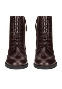 Gino Rossi - GINO ROSSI Trzewiki PIA-116099 Brązowy. Kolor: brązowy. Materiał: skóra #6