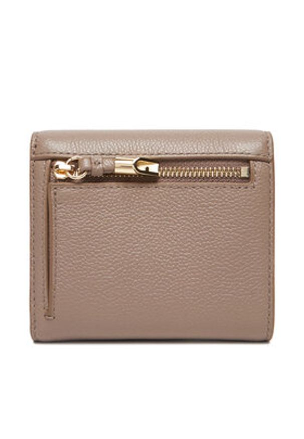 Furla Mały Portfel Damski Goccia M Compact WP00469 BX3036 KH 2572S Beżowy. Kolor: beżowy. Materiał: skóra