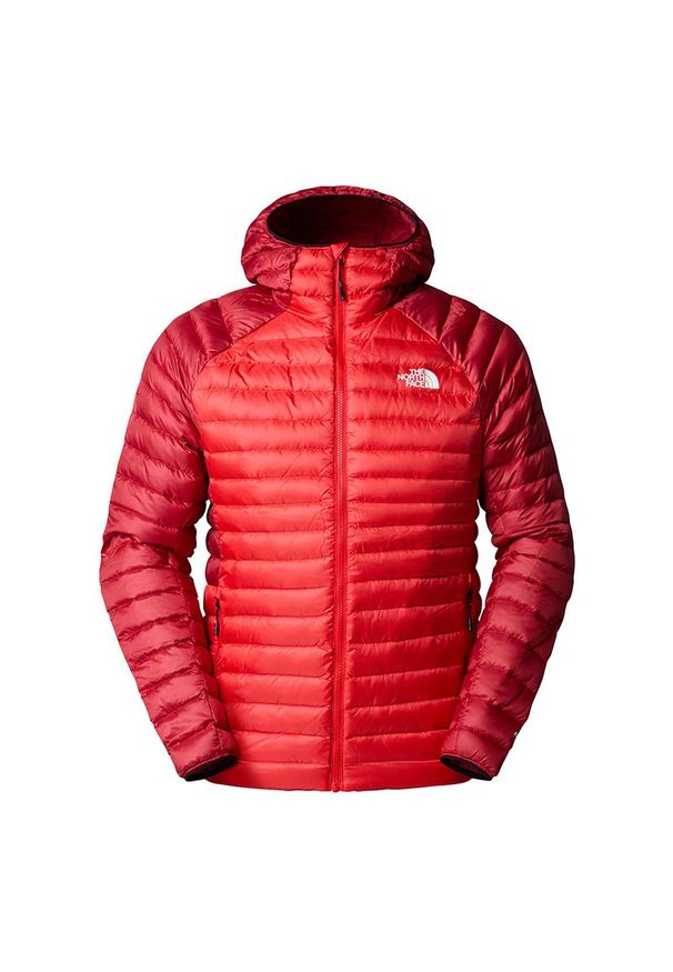 Kurtka The North Face Bettaforca 0A87GX7IR1 - czerwona. Okazja: na co dzień. Kolor: czerwony. Materiał: puch, materiał, poliester. Sezon: zima, jesień. Styl: casual