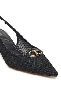 Aldo Sandały Alba 13965467 Czarny. Kolor: czarny. Materiał: materiał #3