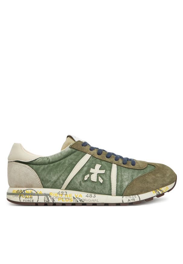 Premiata Sneakersy Lucy Var 7256 Zielony. Kolor: zielony. Materiał: materiał