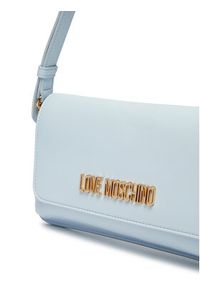 Love Moschino - LOVE MOSCHINO Torebka JC4058PP1MLO0712 Błękitny. Kolor: niebieski. Materiał: skórzane