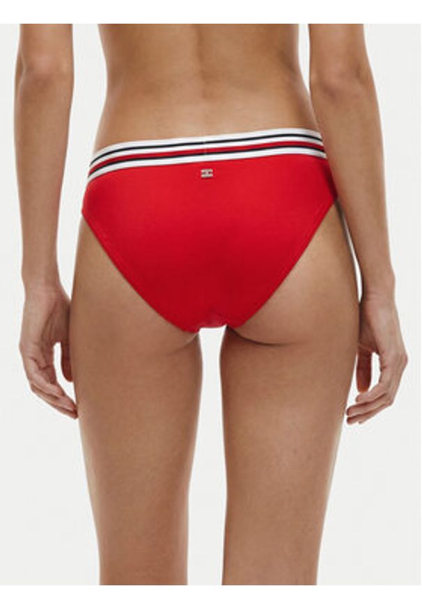 TOMMY HILFIGER - Tommy Hilfiger Dół od bikini UW0UW06355 Czerwony. Kolor: czerwony. Materiał: syntetyk