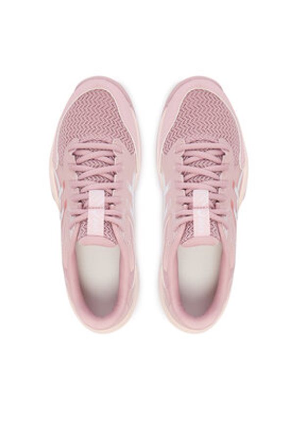 Asics Buty halowe Gel-Rocket 12 1072A119 Różowy. Kolor: różowy. Materiał: skóra
