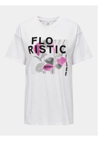 only - ONLY T-Shirt Pixie 15316702 Biały Regular Fit. Kolor: biały. Materiał: bawełna #5