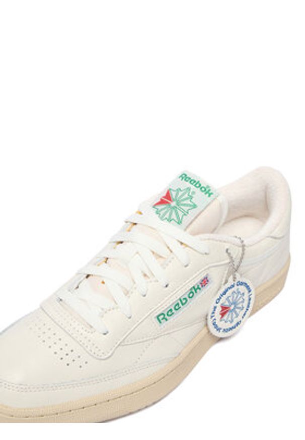 Reebok Sneakersy SS-CLUB C 85 VINTAGE 100000317 Kremowy. Kolor: kremowy. Materiał: skóra. Model: Reebok Club