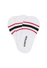 Hunter Skarpety AS_HUNTER_03S_SS25 (3-PACK) Biały. Kolor: biały. Materiał: bawełna, materiał