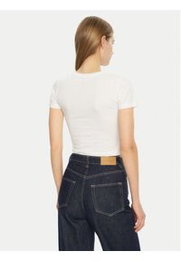 Guess Jeans T-Shirt W5RI59 J1314 Biały Regular Fit. Kolor: biały. Materiał: bawełna #5