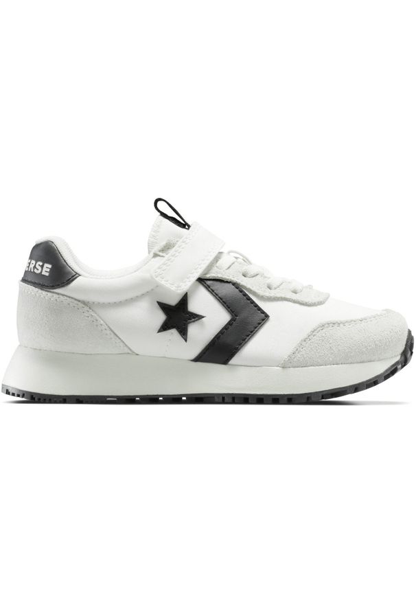 Adidasy Converse Omega Trainer, Dzieci. Okazja: na uczelnię. Kolor: biały. Materiał: zamsz, materiał. Sport: joga i pilates