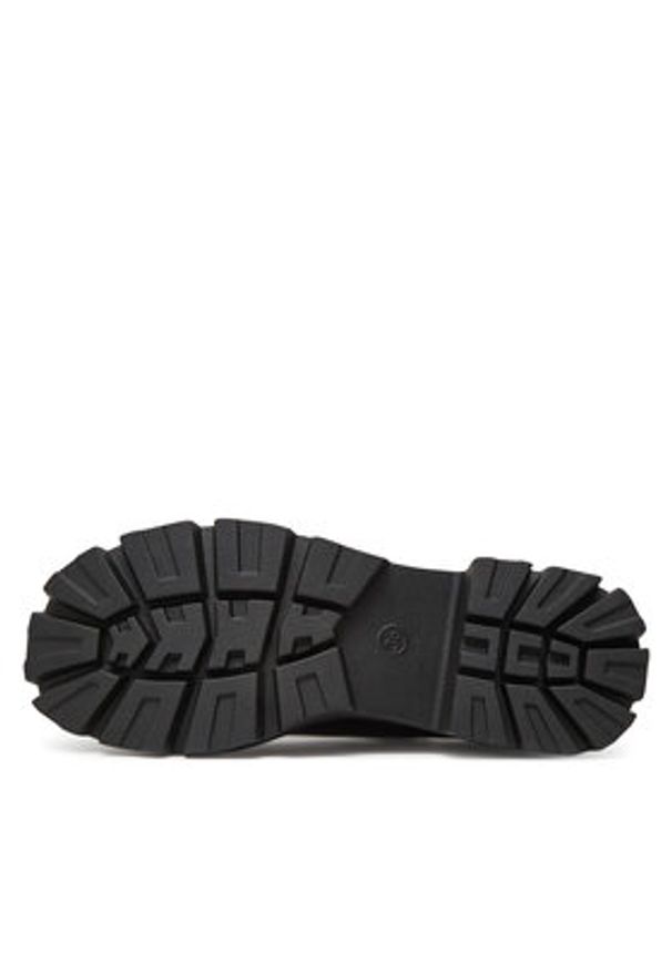 DeeZee Półbuty 8-3-A Czarny. Kolor: czarny. Materiał: skóra