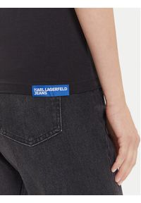 Karl Lagerfeld Jeans T-Shirt A2W17097 Czarny Regular Fit. Kolor: czarny. Materiał: bawełna #3