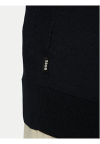 BOSS Polo H-Narciso 50560483 Granatowy Regular Fit. Typ kołnierza: polo. Kolor: niebieski. Materiał: bawełna #3