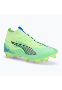 Puma - Buty piłkarskie PUMA Ultra 5 Match+ FG/AG. Kolor: fioletowy, zielony, wielokolorowy. Sport: piłka nożna