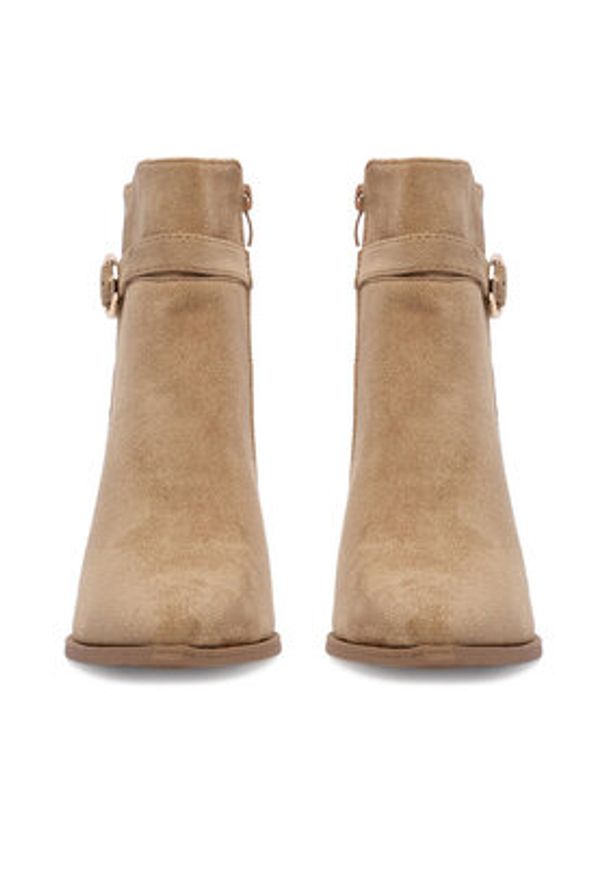 DeeZee Botki 3030 Beżowy. Kolor: beżowy. Materiał: materiał