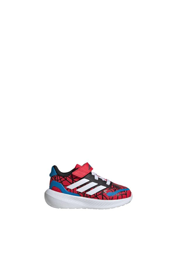 Buty Adidas Marvel Spider-Man Runfalcon 3.0 Infants. Kolor: czerwony, niebieski, wielokolorowy, biały. Materiał: materiał. Wzór: motyw z bajki. Sport: bieganie