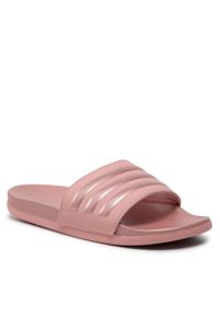 Adidas - Klapki adidas adilette Comfort GW8741 Pink. Kolor: różowy. Materiał: skóra