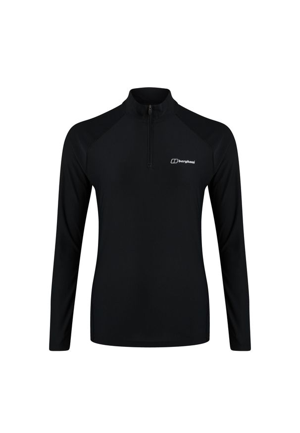 Bluza trekkingowa damska Berghaus 24/7 Tech Tee LS HZ. Kolor: czarny