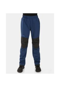 Dziecięce spodnie outdoorowe typu softshell Kilpi RIZO-J. Kolor: niebieski. Materiał: softshell. Sezon: lato. Sport: turystyka piesza #1