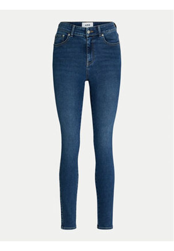 JJXX Jeansy Vienna 12259620 Granatowy Skinny Fit. Kolor: niebieski
