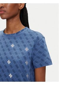 Guess T-Shirt V5GI16 I3Z14 Granatowy Regular Fit. Kolor: niebieski. Materiał: bawełna
