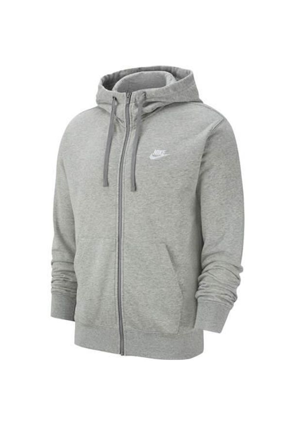 Bluza sportowa męska Nike Sportswear Club. Typ kołnierza: kaptur. Kolor: szary. Sport: fitness