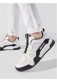 Just Cavalli Sneakersy 74QB3SA2 Biały. Kolor: biały #5