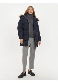 TOMMY HILFIGER - Tommy Hilfiger Kurtka puchowa WW0WW42743 Granatowy Regular Fit. Kolor: niebieski. Materiał: syntetyk #4