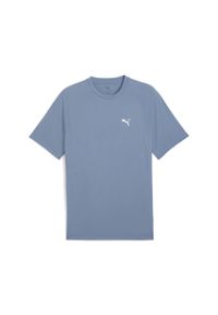 Puma - Męska koszulka Evostripe PUMA Cool Blue. Kolor: niebieski. Sport: fitness