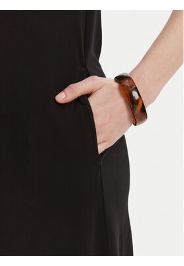 Max Mara Leisure Sukienka koktajlowa Verbena 2516621068 Czarny Regular Fit. Kolor: czarny. Materiał: wiskoza. Styl: wizytowy