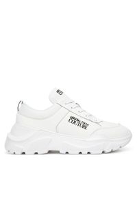 Versace Jeans Couture Sneakersy 78YA3SC1 Biały. Kolor: biały. Materiał: skóra #1