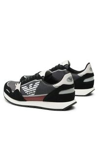 Emporio Armani Sneakersy X4X537 XM678 S154 Czarny. Kolor: czarny. Materiał: zamsz, skóra #3