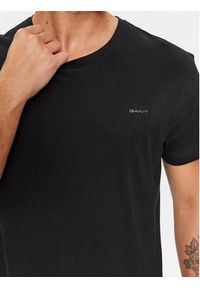 GANT - Gant Komplet 2 t-shirtów C-Neck 2 Pack 900002008 Czarny Regular Fit. Kolor: czarny. Materiał: bawełna