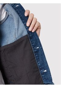 G-Star RAW - G-Star Raw Kurtka jeansowa Burten Stretch D20051-C911-C767 Granatowy Regular Fit. Kolor: niebieski. Materiał: bawełna #5